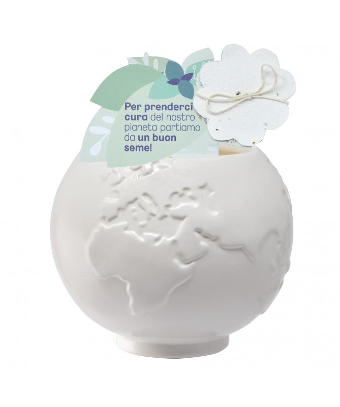 GLOBO BIANCO + CARTA PIANTABILE