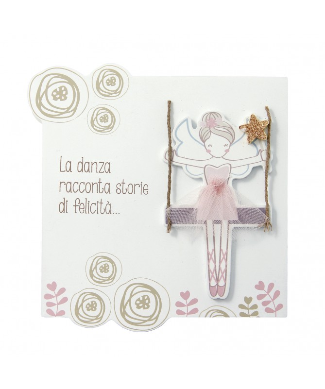 QUADRETTO ANGELO BALLERINA