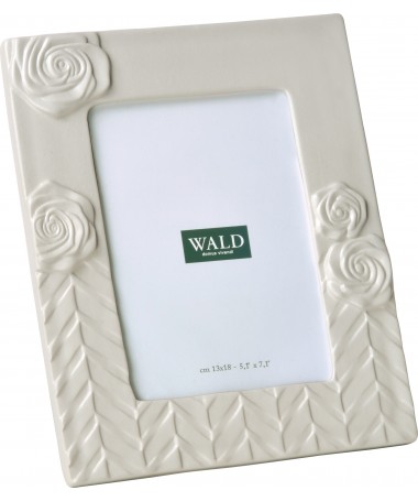 PORTAFOTO ROSE 21 X 25.5 CM COLORE BIANCO