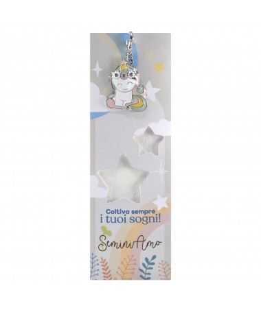 SEGNALIBRO UNICORNO + CARTA PIANTABILE