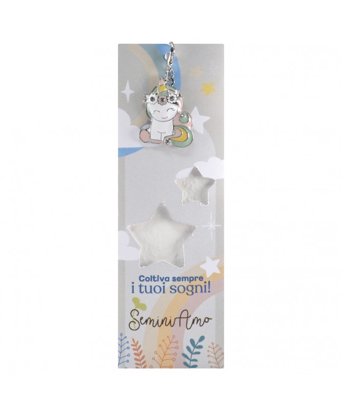 SEGNALIBRO UNICORNO + CARTA PIANTABILE