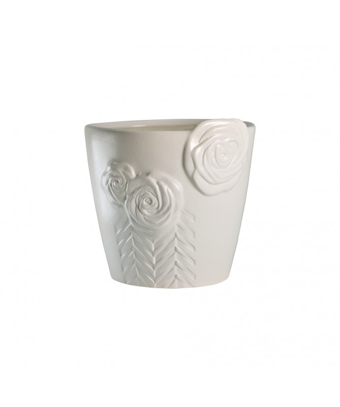 CACHE POT GRANDE COLORE BIANCO