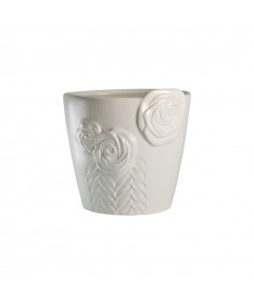 CACHE POT GRANDE COLORE BIANCO
