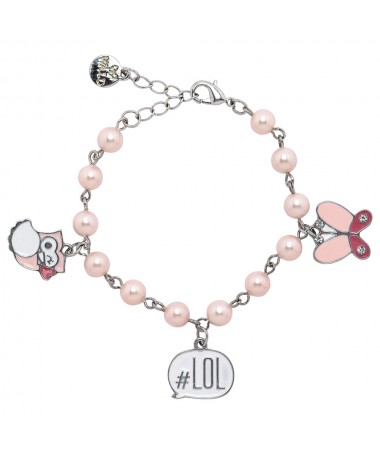 BRACCIALE 16 GUFO - LOL E FARFALLA