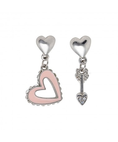 ORECCHINI CUORE CON FRECCIA