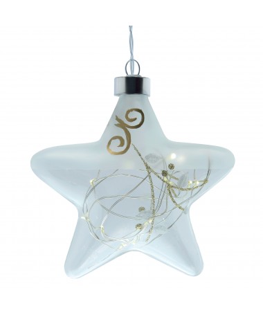 STELLA CON LED 12X12H CM ORO