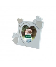 PORTAFOTO ANGELI CON CUORE 17,4X16,3H CM