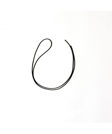 CORDONCINO  COTONE NERO 60 CM