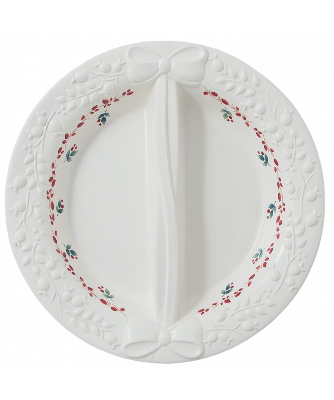 PIATTO A SCOMPARTI 28 CM H 4.5 CM