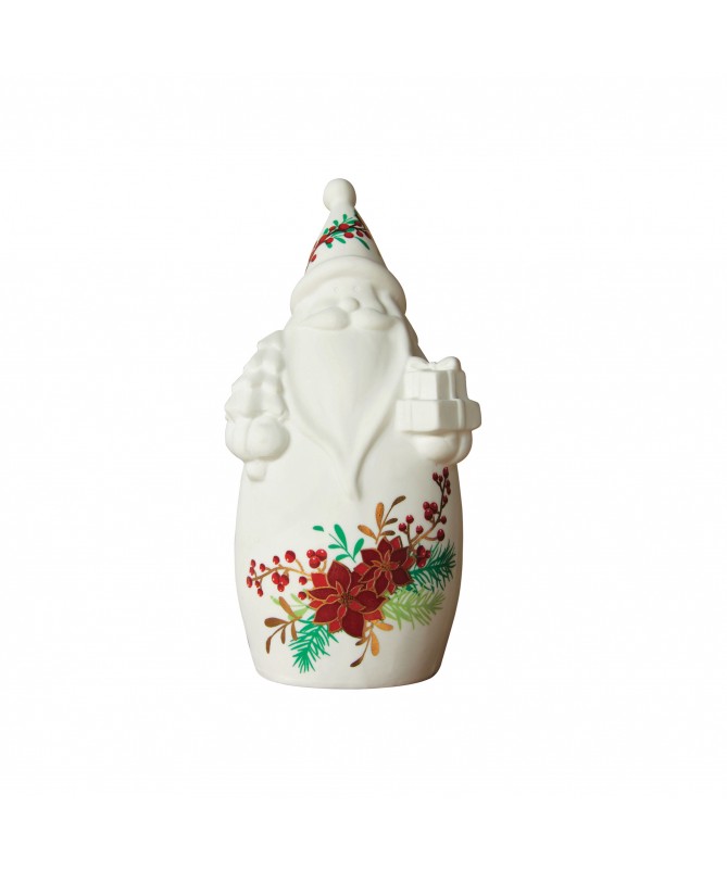 BABBO NATALE CON LED ORO