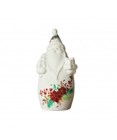 BABBO NATALE CON LED ORO