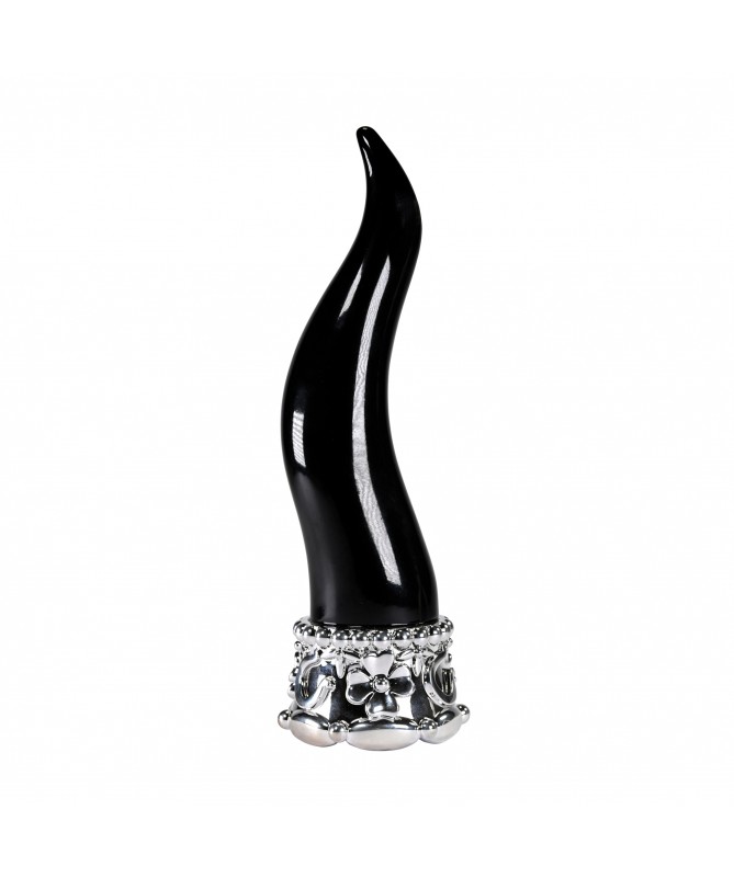 CORNO GRANDE RESINA COLORE NERO 24.5 CM