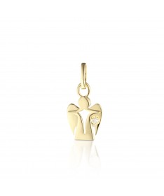 PENDENTE ANGELO IN ORO GIALLO CON DIAMANTE