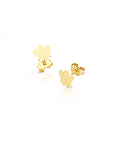 ORECCHINI ANGELI BIMBA IN ORO GIALLO