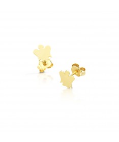ORECCHINI ANGELI BIMBA IN ORO GIALLO