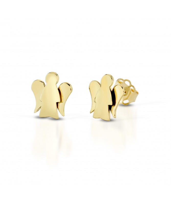 ORECCHINI ANGELI IN ORO GIALLO