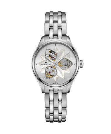 Orologio Hamilton - Jazzmaster -  Open Heart - Automatico - Acciaio Zaffiro H32115191