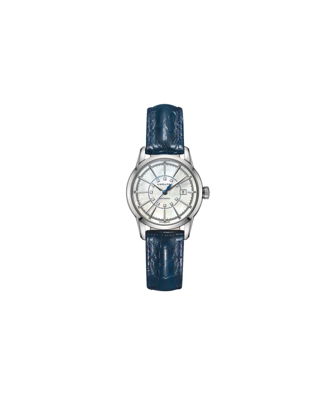 Orologio Hamilton - American Classic -  RailRoad - Automatico - Acciaio Zaffiro H40405691
