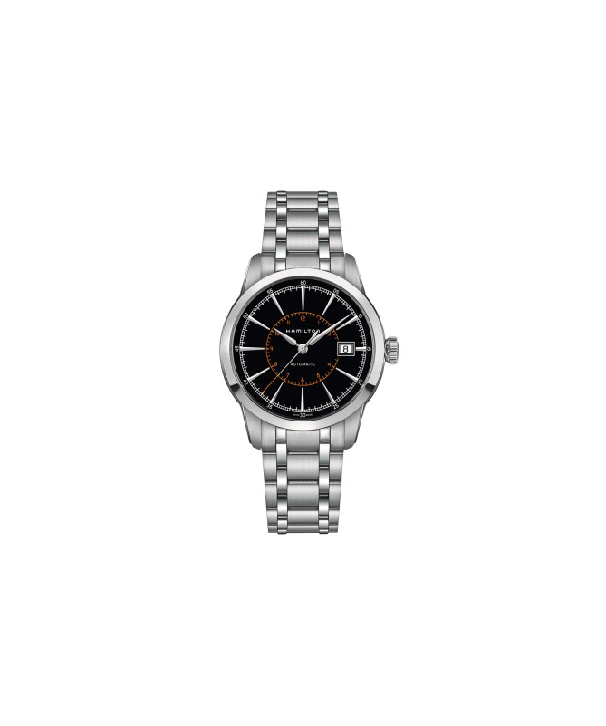 Orologio Hamilton - American Classic -  RailRoad - Automatico - Acciaio Zaffiro H40555131
