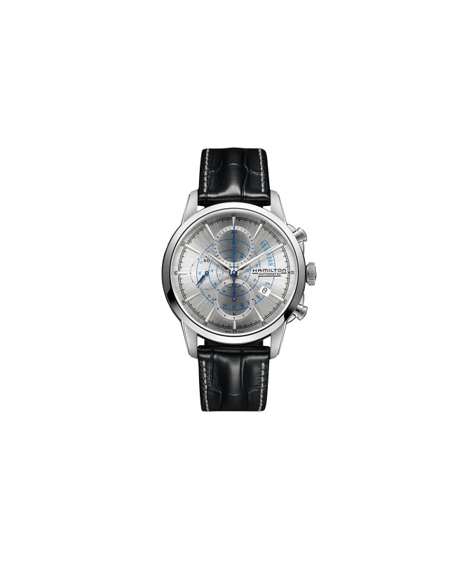 Orologio Hamilton - American Classic -  RailRoad - Automatico - Acciaio Zaffiro H40656781