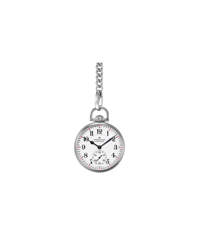Orologio Hamilton - American Classic -  RailRoad - Meccanico - Acciaio Zaffiro H40819110