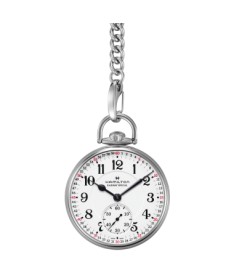 Orologio Hamilton - American Classic -  RailRoad - Meccanico - Acciaio Zaffiro H40819110