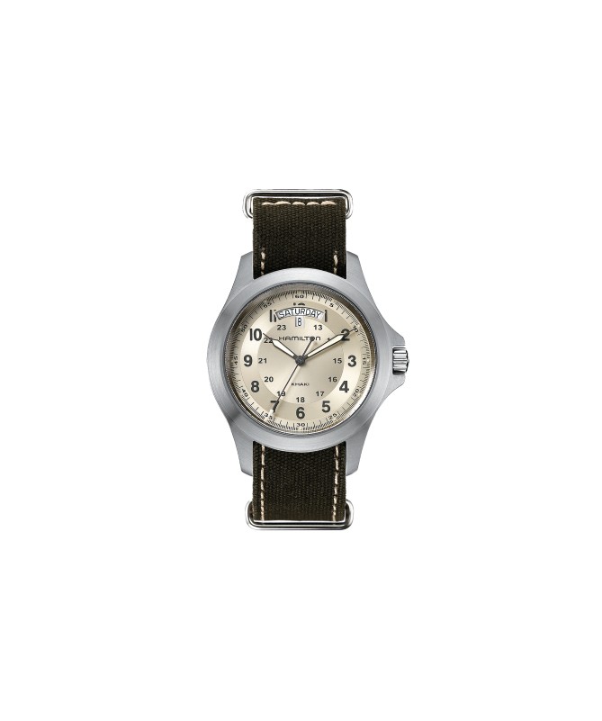 Orologio Hamilton - Khaki Field -  Khaki King - Quarzo - Acciaio Zaffiro H64451823