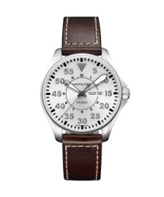Orologio Hamilton - Khaki Aviation -  Khaki Pilot - Quarzo - Acciaio Zaffiro H64611555