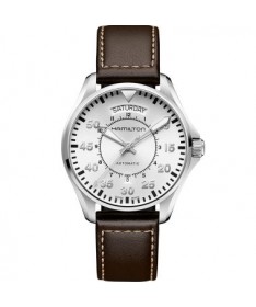 Orologio Hamilton - Khaki Aviation -  Khaki Pilot - Automatico - Acciaio Zaffiro H64615555