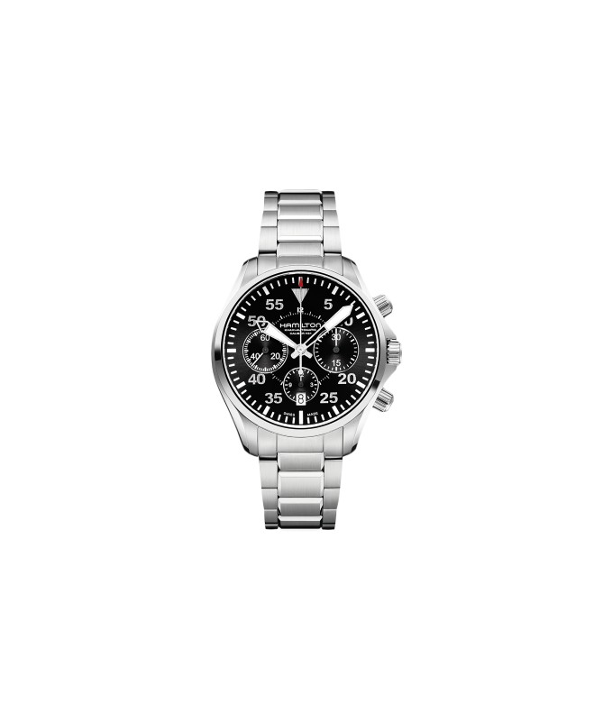 Orologio Hamilton - Khaki Aviation -  Khaki Pilot - Automatico - Acciaio Zaffiro H64666135