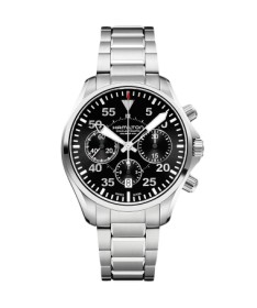 Orologio Hamilton - Khaki Aviation -  Khaki Pilot - Automatico - Acciaio Zaffiro H64666135