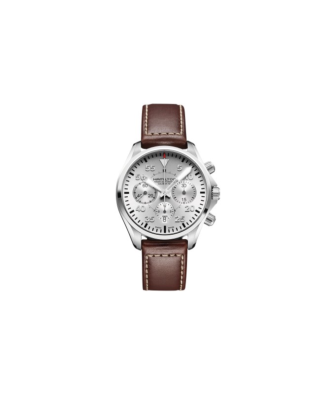 Orologio Hamilton - Khaki Aviation -  Khaki Pilot - Automatico - Acciaio Zaffiro H64666555