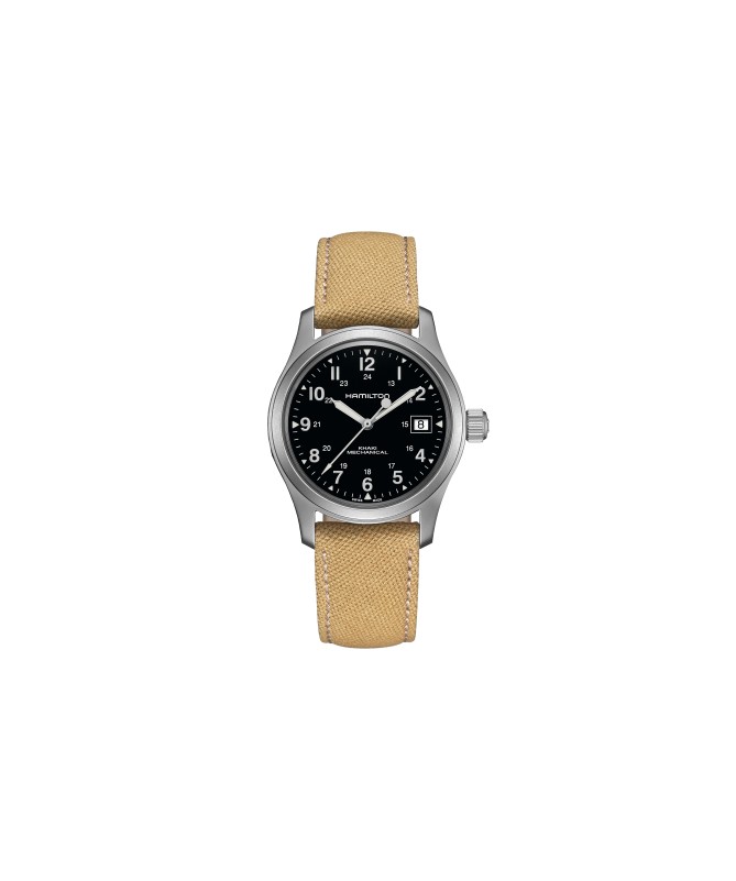 Orologio Hamilton - Khaki Field -  Khaki Field - Meccanico - Acciaio Zaffiro H69419933