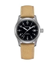 Orologio Hamilton - Khaki Field -  Khaki Field - Meccanico - Acciaio Zaffiro H69419933