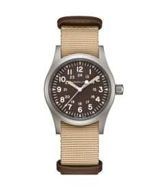 Orologio Hamilton - Khaki Field -  Khaki Field - Meccanico - Acciaio Zaffiro H69429901