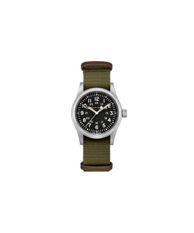 Orologio Hamilton - Khaki Field -  Khaki Field - Meccanico - Acciaio Zaffiro H69429931