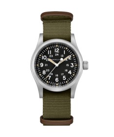 Orologio Hamilton - Khaki Field -  Khaki Field - Meccanico - Acciaio Zaffiro H69429931
