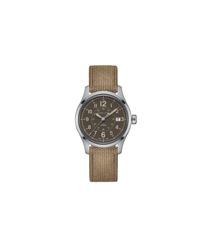 Orologio Hamilton - Khaki Field -  Khaki Field - Automatico - Acciaio Zaffiro H70305993