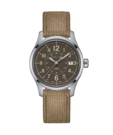 Orologio Hamilton - Khaki Field -  Khaki Field - Automatico - Acciaio Zaffiro H70305993