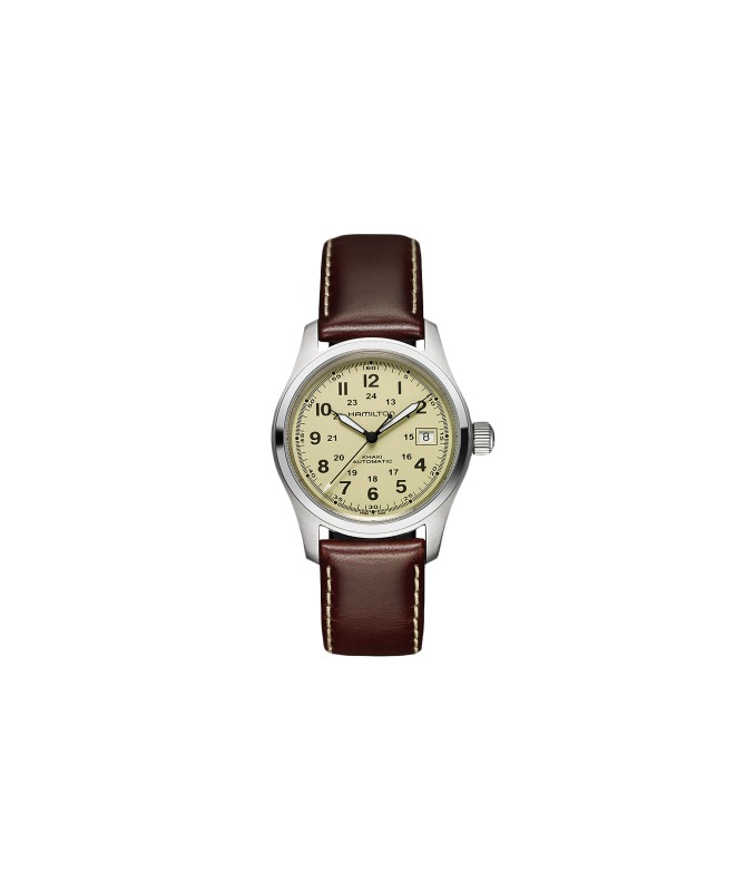 Orologio Hamilton - Khaki Field -  Khaki Field - Automatico - Acciaio Zaffiro H70455523