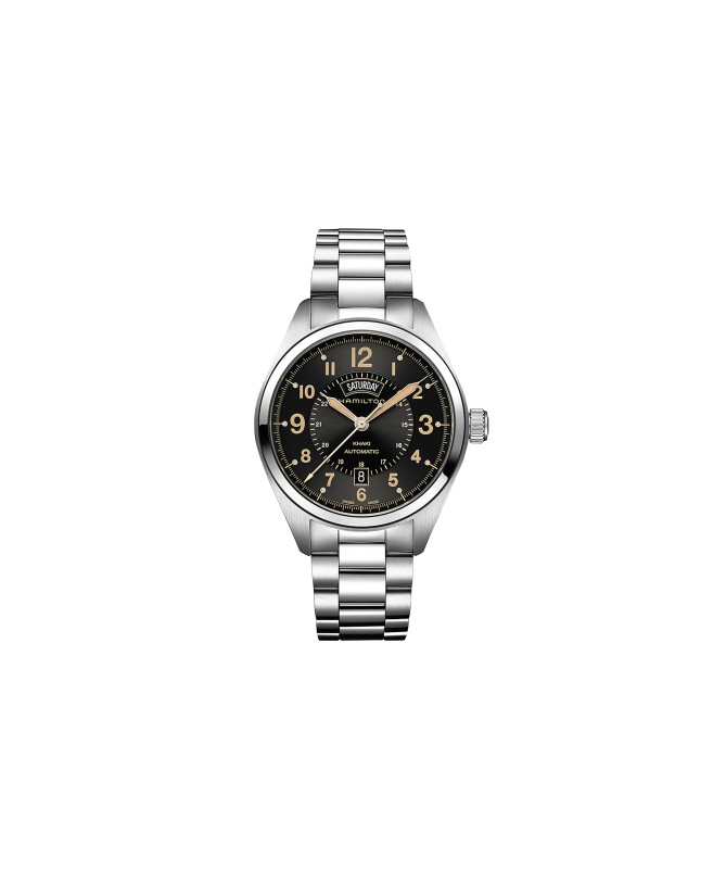 Orologio Hamilton - Khaki Field -  Khaki Field - Automatico - Acciaio Zaffiro H70505933