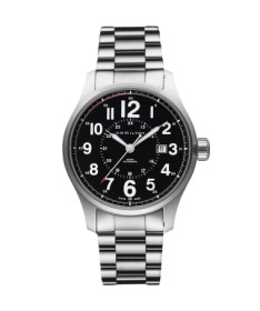 Orologio Hamilton - Khaki Field -  Khaki Officer - Automatico - Acciaio Zaffiro H70615133