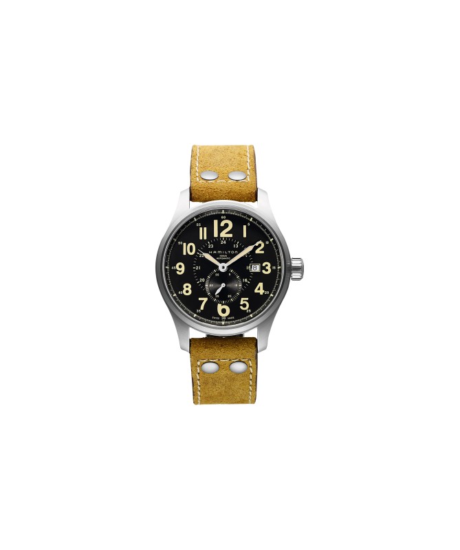 Orologio Hamilton - Khaki Field -  Khaki Officer - Automatico - Acciaio Zaffiro H70655733
