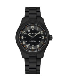 Orologio Hamilton - Khaki Field -  Khaki Titanium - Automatico - Titanio Zaffiro H70665130