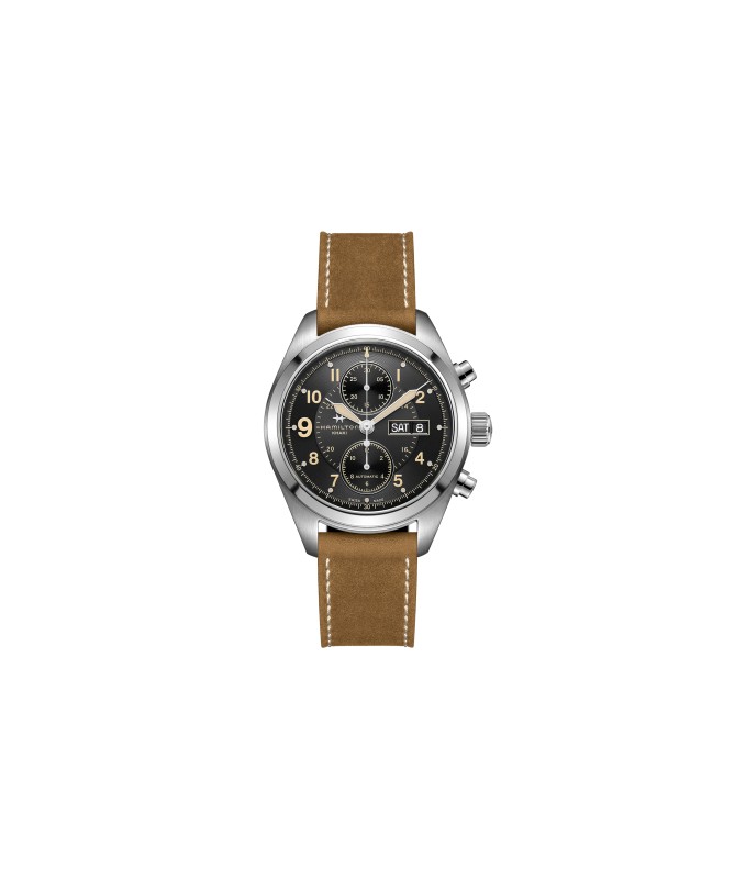 Orologio Hamilton - Khaki Field -  Khaki Field - Automatico - Acciaio Zaffiro H71616535
