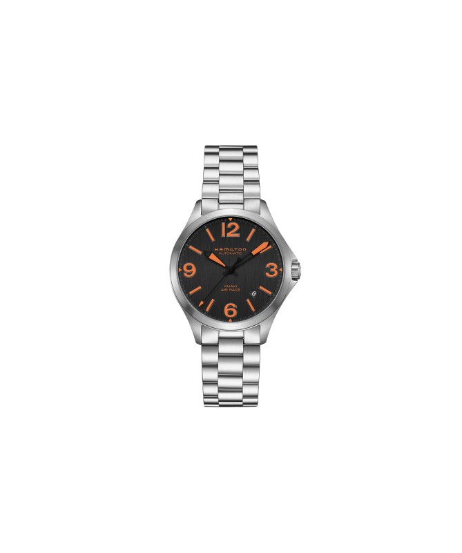 Orologio Hamilton - Khaki Aviation -  Khaki Air Race - Automatico - Acciaio Zaffiro H76235131