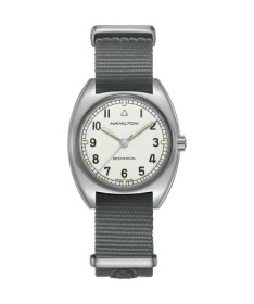 Orologio Hamilton - Khaki Aviation -  Khaki Pilot - Meccanico - Acciaio Minerale H76419951