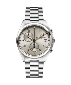 Orologio Hamilton - Khaki Aviation -  Khaki Pilot - Quarzo - Acciaio Zaffiro H76512155
