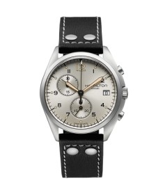 Orologio Hamilton - Khaki Aviation -  Khaki Pilot - Quarzo - Acciaio Zaffiro H76512755