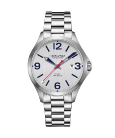 Orologio Hamilton - Khaki Aviation -  Khaki Air Race - Automatico - Acciaio Zaffiro H76525151
